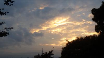 夕焼け雲の写真