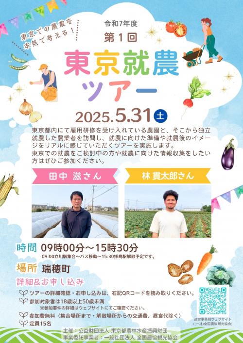 R7第1回就農ツアーチラシ表