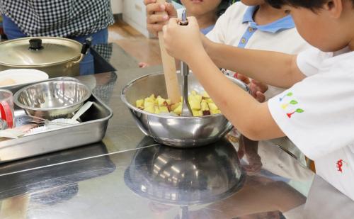 令和6年度秋ふれあい料理教室写真