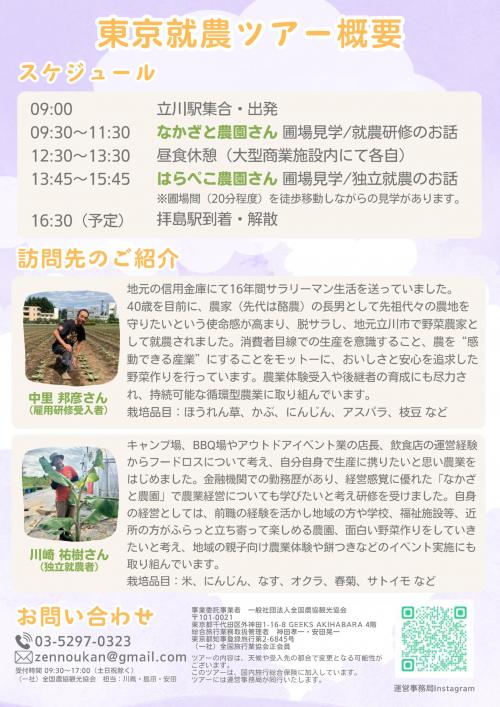 就農ツアーR7-5チラシ裏