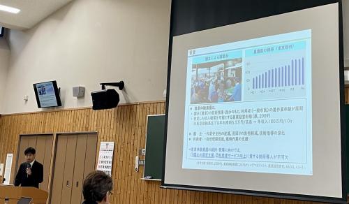 農村学会の様子