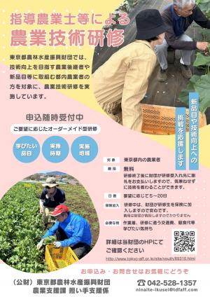 技術研修チラシ表面