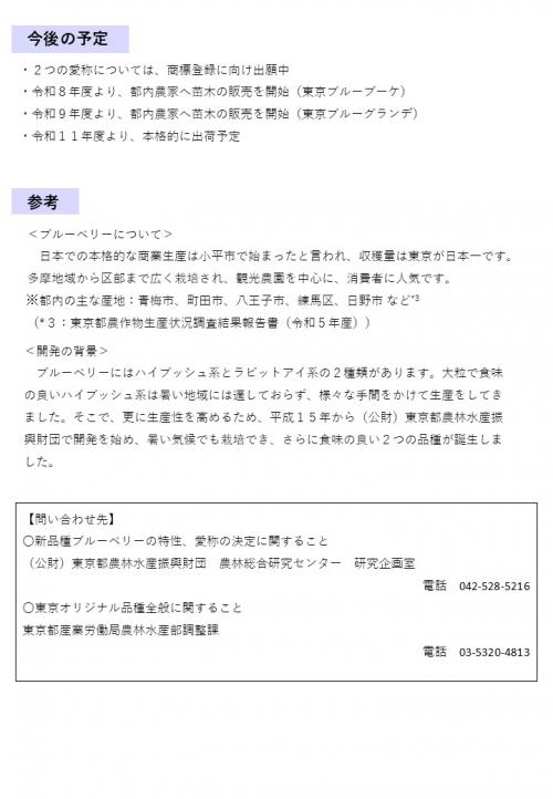 今後の予定と参考情報