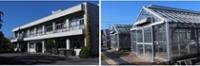 写真 江戸川分場本館（左）・温室（右）